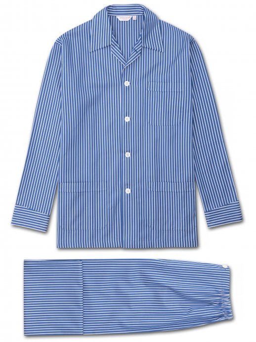 mens_classic_fit_pyjamas_royal_215_cotton_satin_stripe_blue_main
