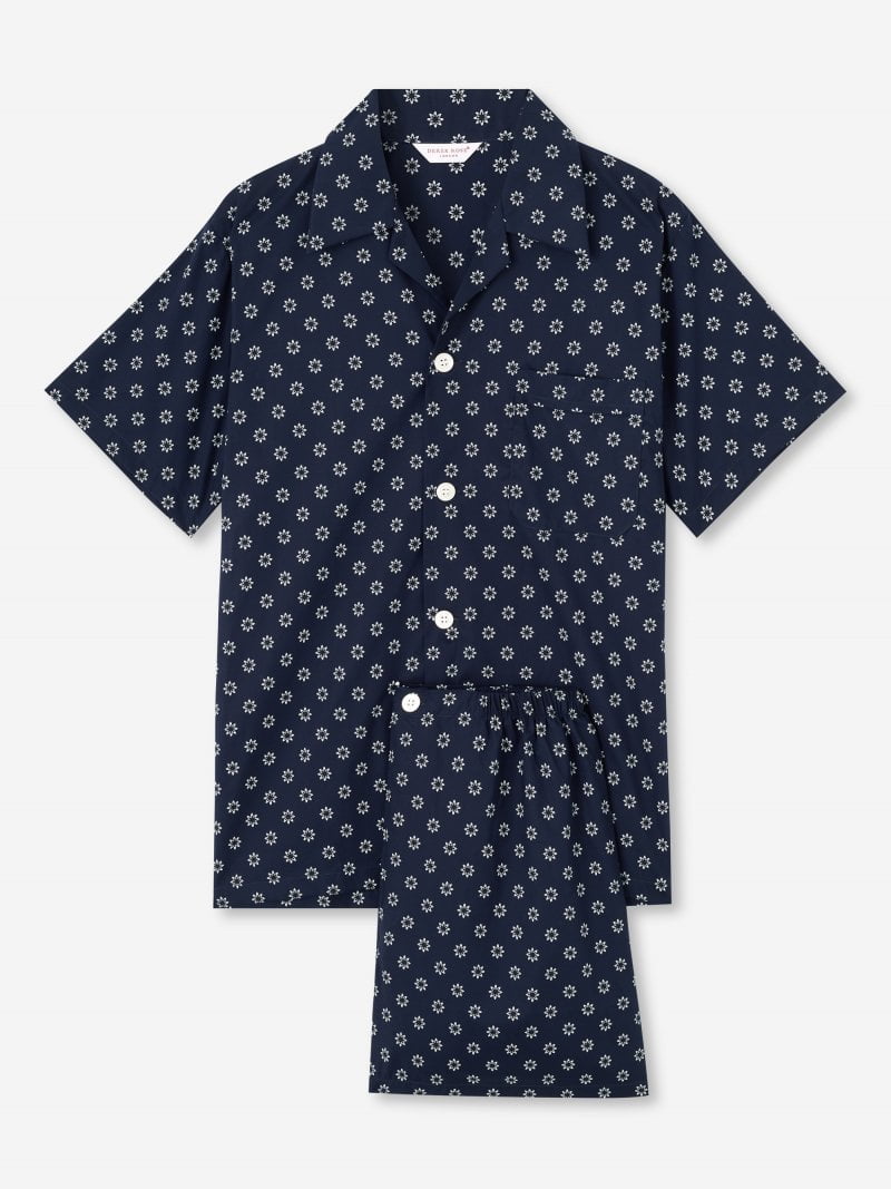 mens-short-pyjamas-nelson-86-cotton-batiste-navy-product